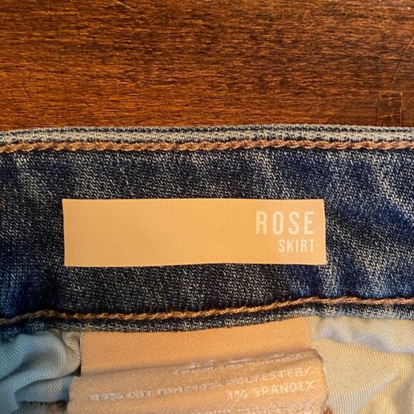 Kut From The Kloth Denim "Rose" Button Up Front Skirt, Women's Size 6 - Picture 6 of 14